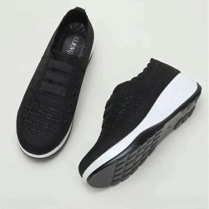 Chaussures Femmes Confortable Mesh élastique Orteils ronds Un pied Étrier