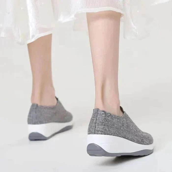 Chaussures Femmes Confortable Mesh élastique Orteils ronds Un pied Étrier
