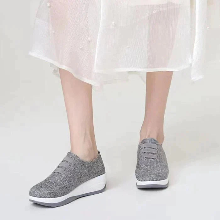 Chaussures Femmes Confortable Mesh élastique Orteils ronds Un pied Étrier