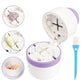 Coupe-pilules portable avec dispositif de fixation précis