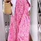 🌸 Promotion de printemps 50 % RÉDUCTION ✨ Col en V Robe maxi imprimée à manches courtes