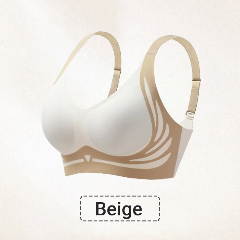 Soutien-gorge push-up sans armature anti-relâchement et liftant