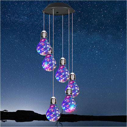 🔥49% de réduction🔥Carillon éolien solaire à LED coloré