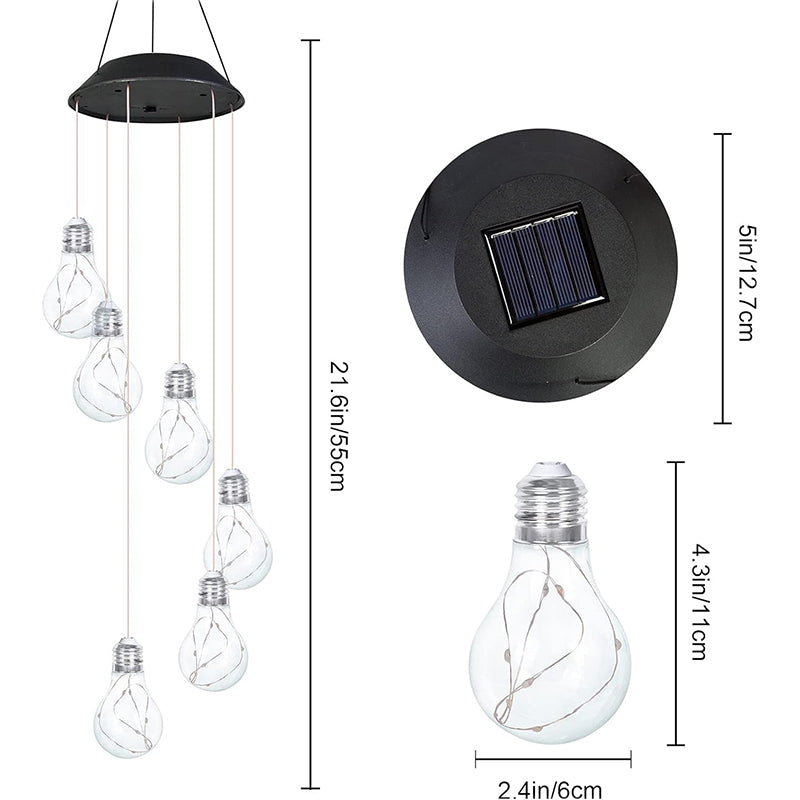 🔥49% de réduction🔥Carillon éolien solaire à LED coloré