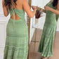 Women's Elegant Hollow Out Halter Dress