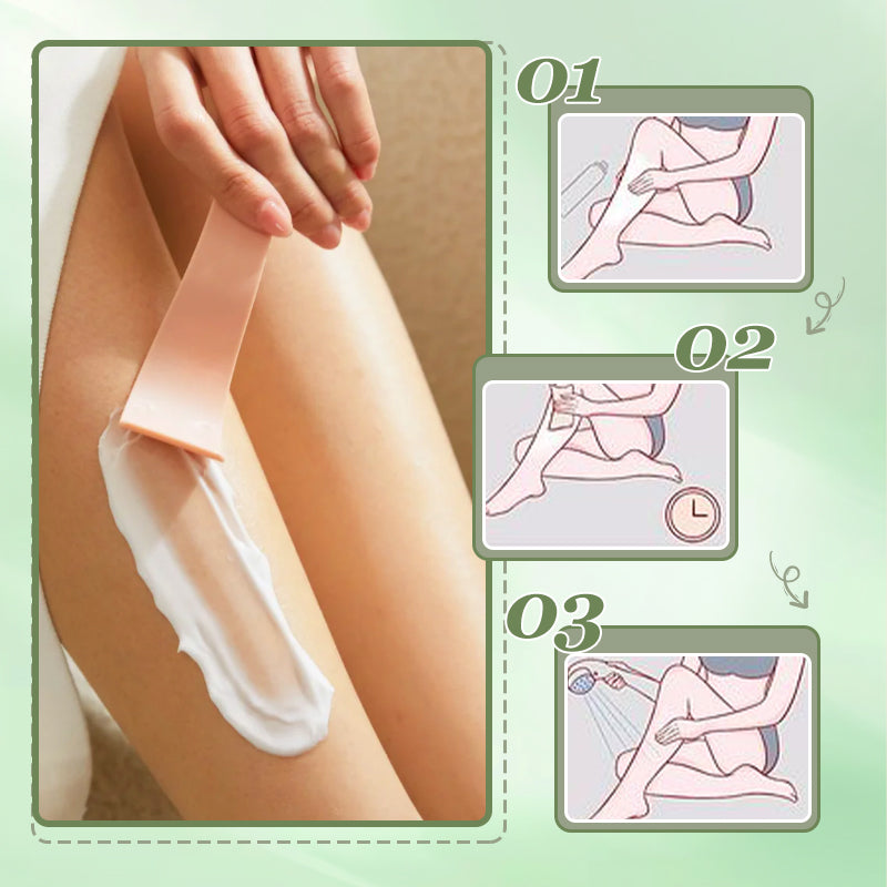 🔥🔥Achetez 3  obtenez 2 gratuit🎁 Set de crème dépilatoire 3PCS pour le corps entier