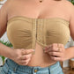 Soutien-Gorge Sans Bretelles à Fermeture Frontal Respirant pour Tailles Plus