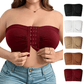 Soutien-Gorge Sans Bretelles à Fermeture Frontal Respirant pour Tailles Plus