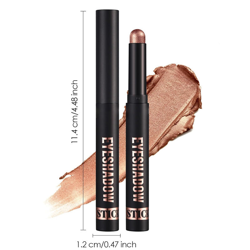 🎁✨8 couleurs de fards à paupières pailletés en stick, waterproof, longue tenue et multi-usage