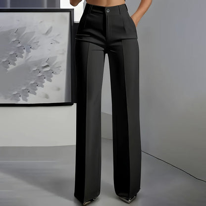 🔥 50 % de réduction ! Pantalon Habillé Taille Haute pour Femme – Silhouette Élancée, Confort Toute la Journée & Style Bureau-Soirée ! 👖✨