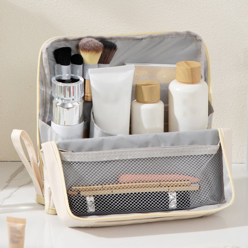 📢50% de réduction⏰Trousse à cosmétiques élégante à compartiments – Style minimaliste, rangement intelligent et ultra-pratique✨