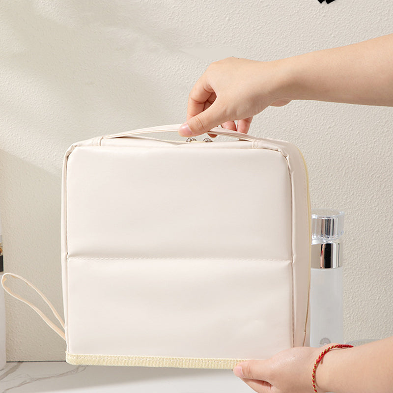 📢50% de réduction⏰Trousse à cosmétiques élégante à compartiments – Style minimaliste, rangement intelligent et ultra-pratique✨