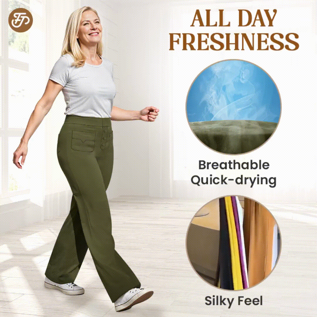 Pantalons Stretch Taille Haute pour Femme (Livraison gratuite)
