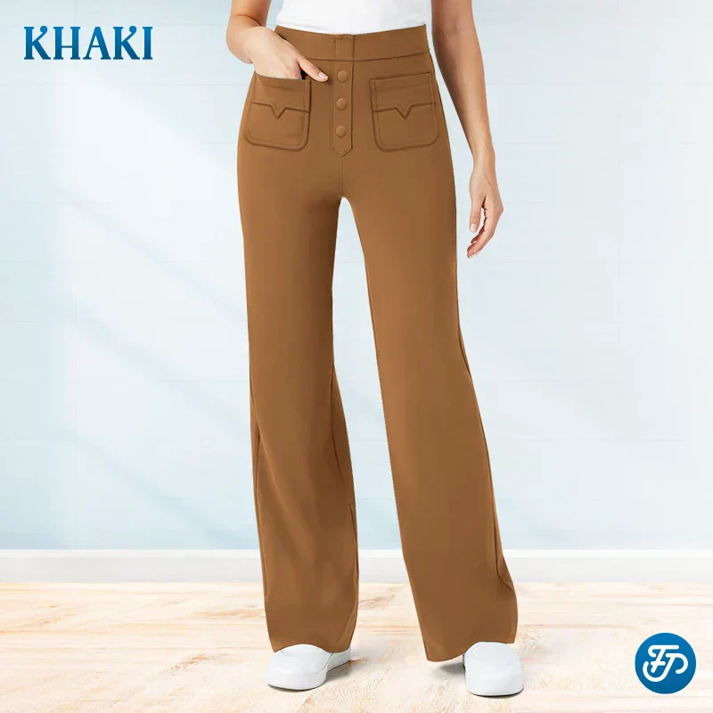 Pantalons Stretch Taille Haute pour Femme (Livraison gratuite)