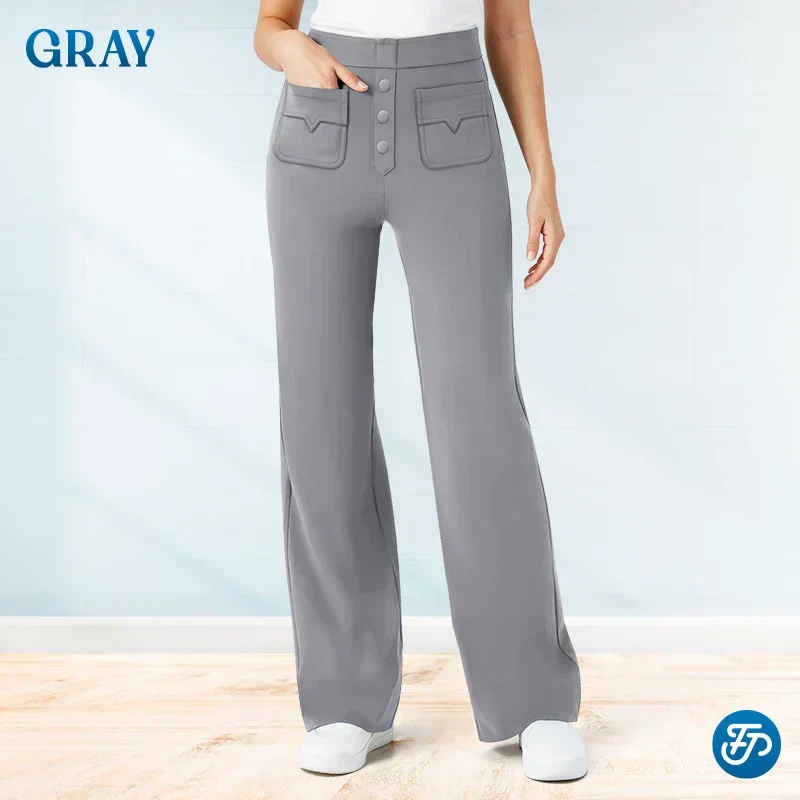 Pantalons Stretch Taille Haute pour Femme (Livraison gratuite)