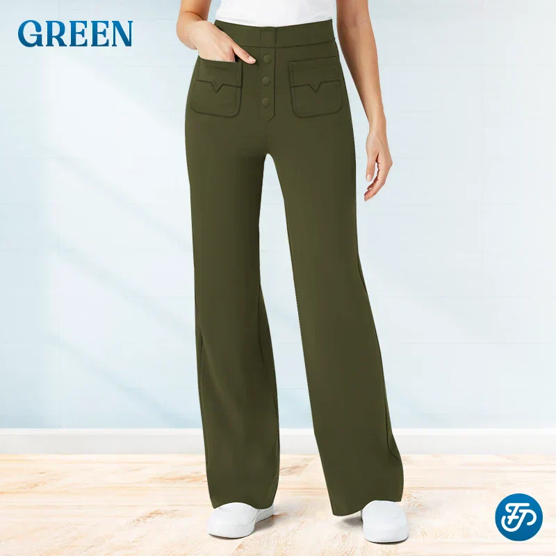 Pantalons Stretch Taille Haute pour Femme (Livraison gratuite)