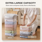 🧳 ACHETEZ 3, OBTENEZ 2 GRATUIT! 💨 Grand Sac de Rangement Sous Vide Compressible – Sans Pompe, Étanche & Idéal Pour Gagner De La Place Dans Les Valises Et À La Maison ✈️