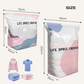 🧳 ACHETEZ 3, OBTENEZ 2 GRATUIT! 💨 Grand Sac de Rangement Sous Vide Compressible – Sans Pompe, Étanche & Idéal Pour Gagner De La Place Dans Les Valises Et À La Maison ✈️