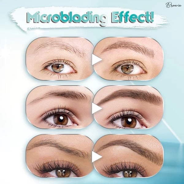 🔥 Acquista uno prendi uno gratis 🔥 - Matita per sopracciglia Microblading impermeabile 3D Matita per tatuaggi con punta a 4 forchette