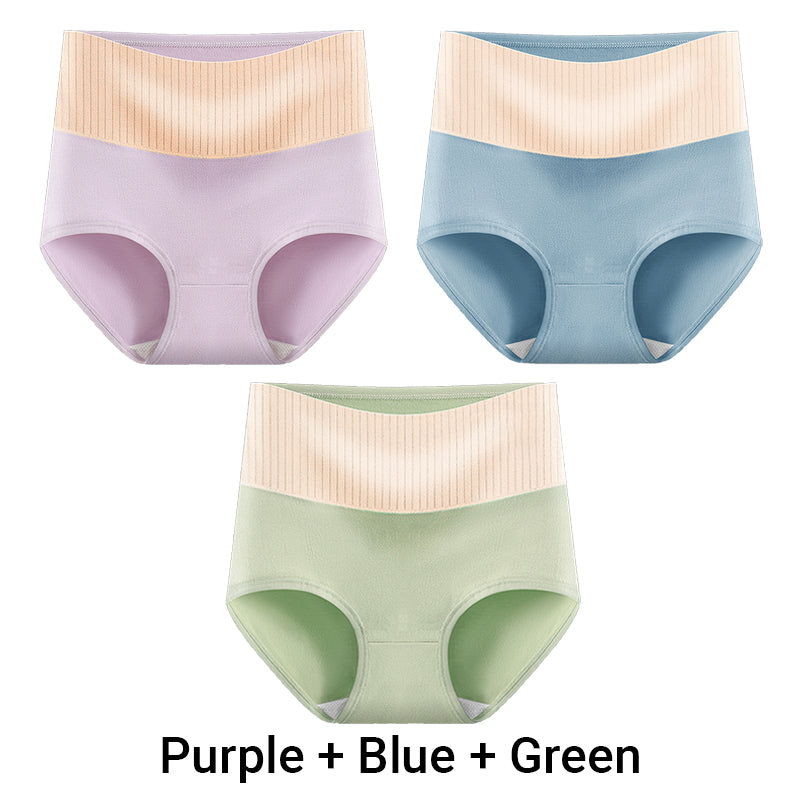 💘 ACHETEZ-EN 1, OBTENEZ-EN 2 GRATUITEMENT - Sous-vêtement doux antibactérien respirant taille haute pour femme